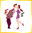 Gif animé bisous amour